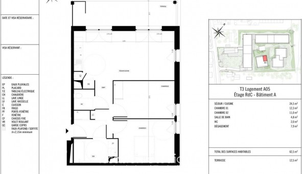 Logement tudiant T3 à Toulouse (31500)