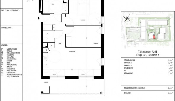 Logement tudiant T3 à Toulouse (31500)