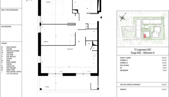 Logement �tudiant T3 &agrave; Toulouse (31500)