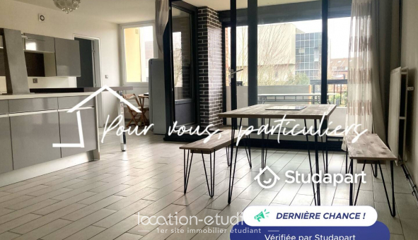 Logement �tudiant T3 &agrave; Tourcoing (59200)