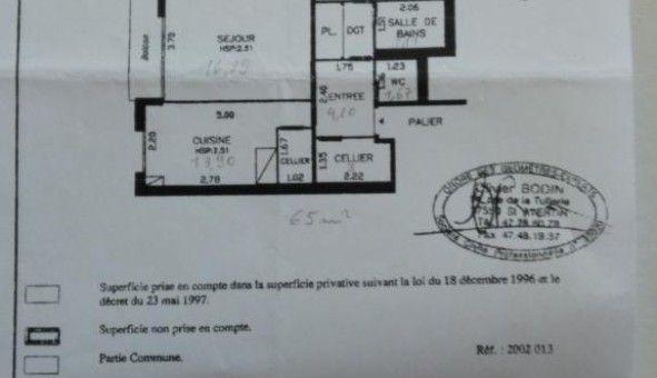 Logement tudiant T3 à Tours (37000)