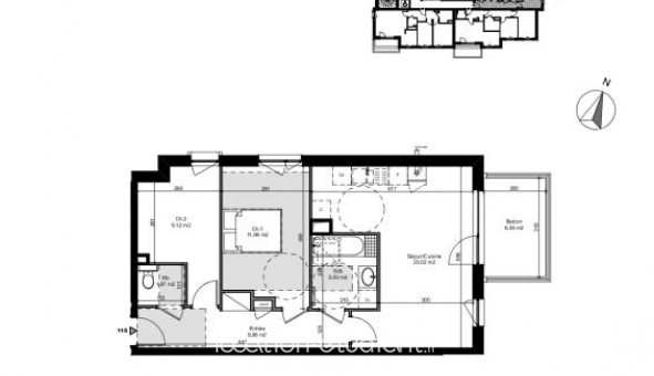 Logement �tudiant T3 &agrave; Turckheim (68230)