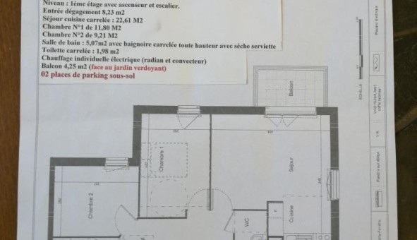 Logement tudiant Location T3 Vide Vaural (95490)