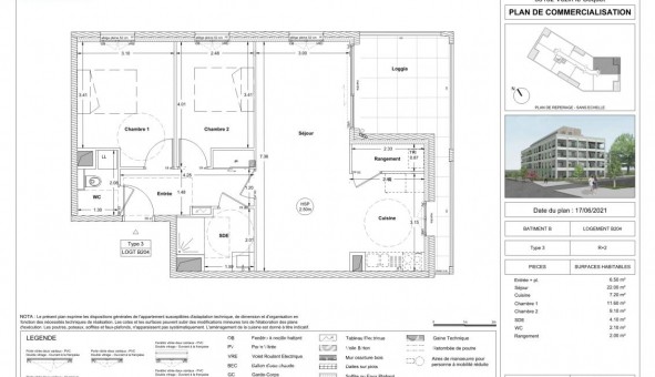 Logement �tudiant T3 &agrave; Vezin le Coquet (35132)