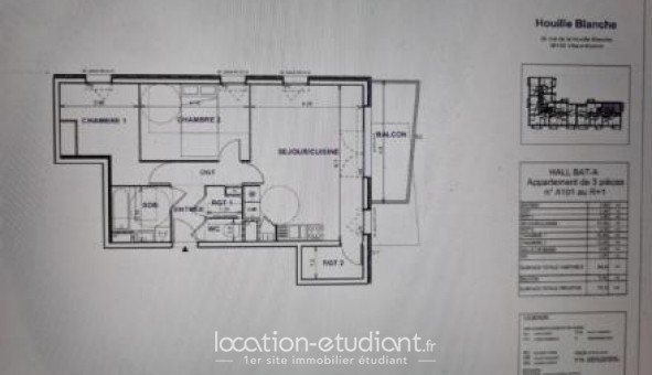 Logement tudiant T3 à Villard Bonnot (38190)