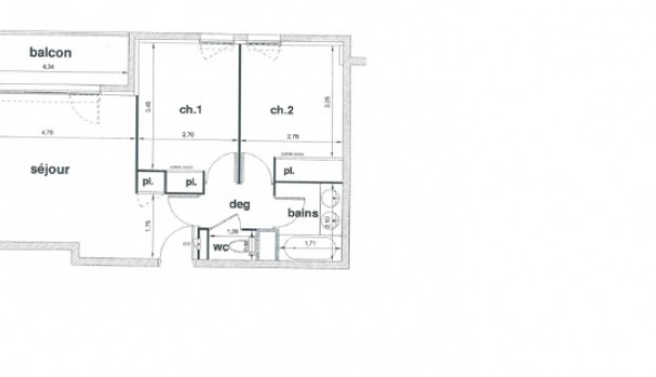 Logement tudiant T3 à Villefranche sur Sane (69400)