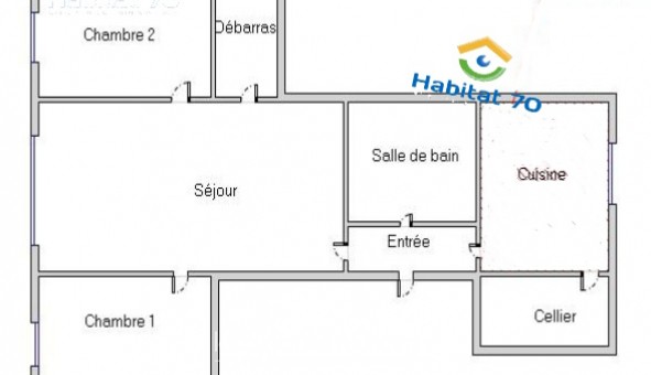 Logement �tudiant T3 &agrave; Villersexel (70110)