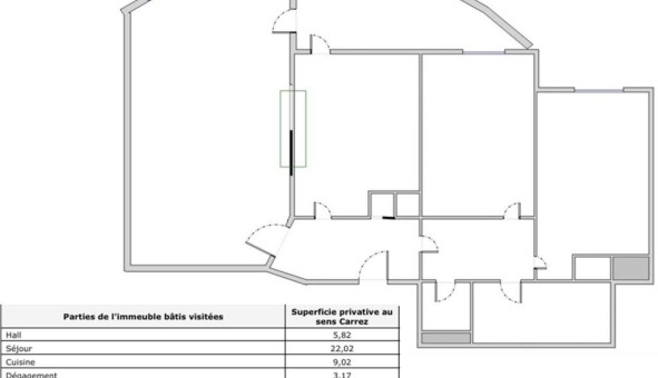 Logement tudiant T3 à Villeurbanne (69100)