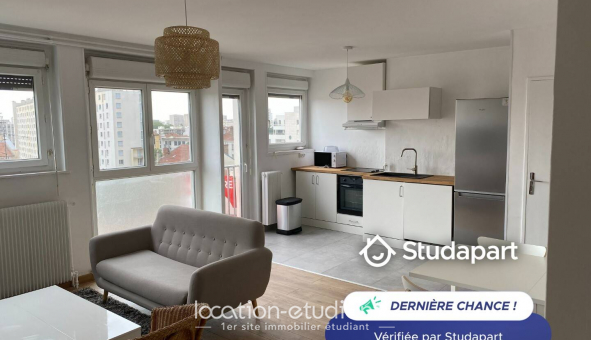 Logement �tudiant T3 &agrave; Villeurbanne (69100)