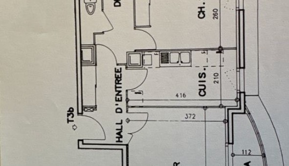 Logement �tudiant T3 &agrave; Villeurbanne (69100)