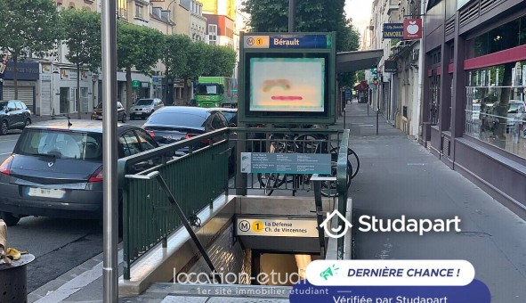 Logement �tudiant T3 &agrave; Vincennes (94300)