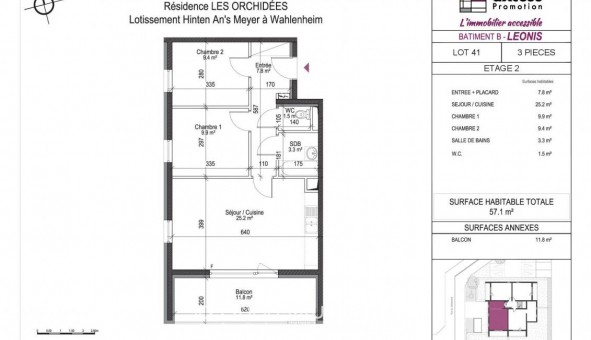 Logement tudiant T3 à Wahlenheim (67170)
