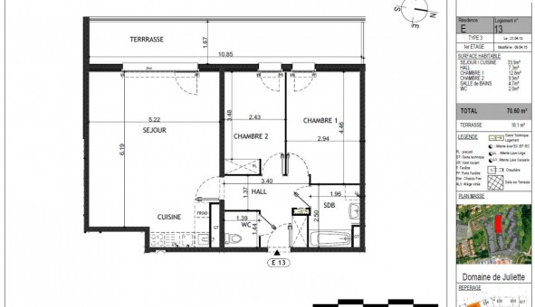 Logement tudiant T3 à Wambrechies (59118)