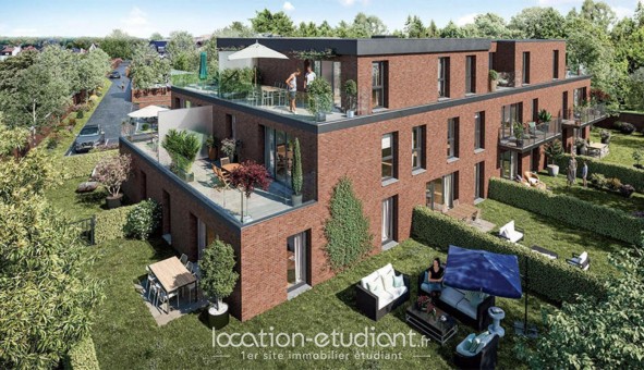 Logement étudiant T3 à Wattignies (59139)