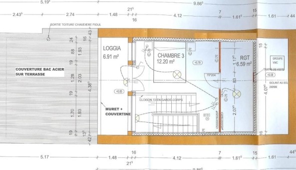 Logement �tudiant T4 &agrave; Anglure sous Dun (71170)