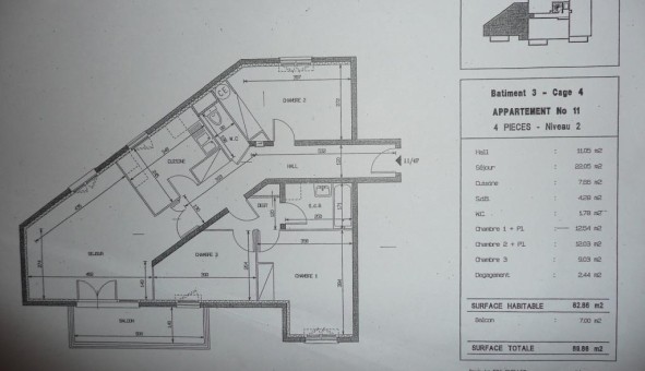 Logement tudiant T4 à Chelles (77500)