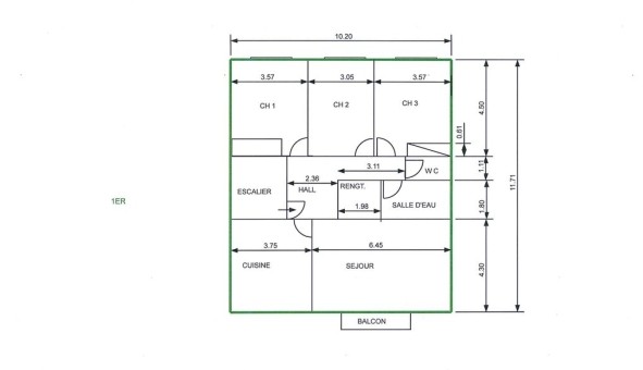 Logement �tudiant T4 &agrave; Claira (66530)