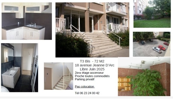 Logement étudiant Location T4 Vide Grenoble (38000)