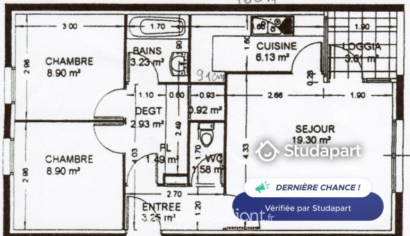 Logement �tudiant T4 &agrave; La Rochelle (17000)