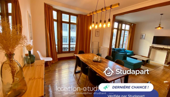 Logement �tudiant Location T4 Meubl&eacute; Lille (59800)