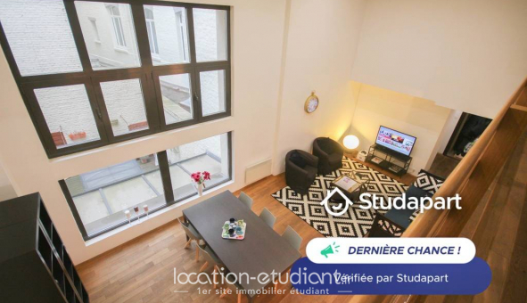 Logement �tudiant Location T4 Meubl&eacute; Lille (59800)