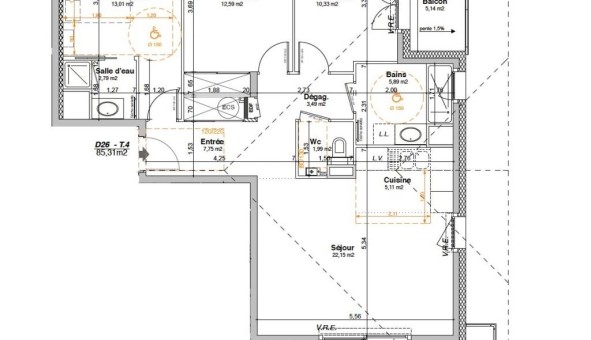 Logement tudiant Location T4 Vide Mgevette (74490)