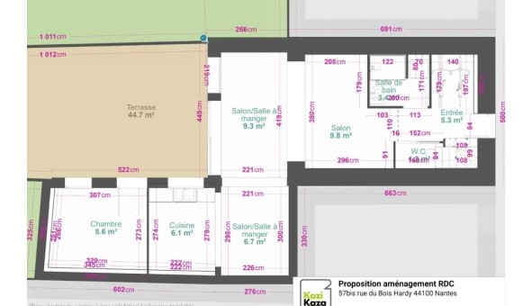 Logement tudiant T4 à Nantes (44200)