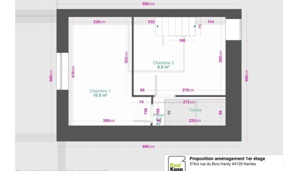 Logement tudiant T4 à Nantes (44200)