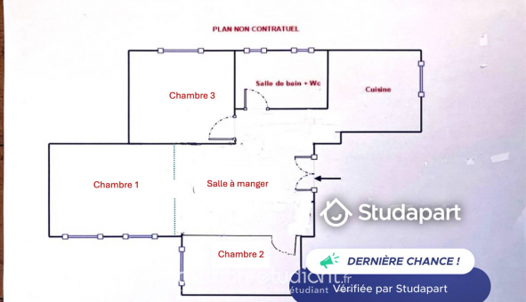 Logement tudiant T4 à Nice (06100)