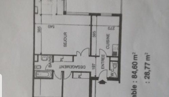 Logement tudiant T4 à Noisy le Grand (93160)