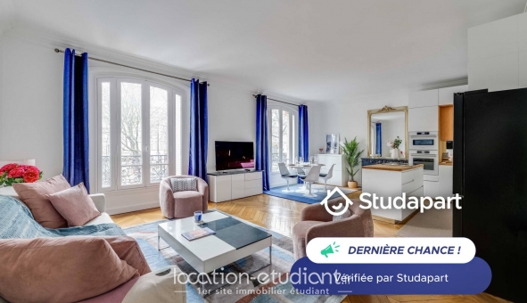 Logement étudiant T4 &agrave; Paris 17ème arrondissement (75017)