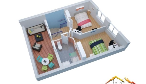 Logement �tudiant T4 &agrave; Perpignan (66100)