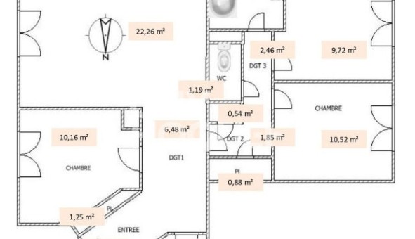 Logement tudiant Location T4 Vide Puteaux (92800)