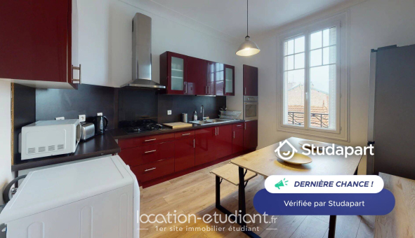 Logement étudiant T3 &agrave; Reims (51100)