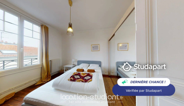 Logement étudiant T3 &agrave; Reims (51100)
