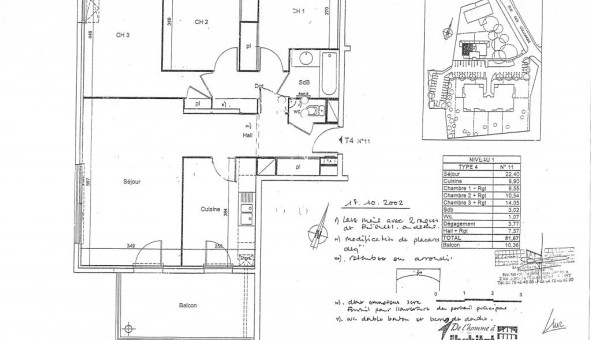 Logement tudiant T4 à Saint Genis Laval (69230)