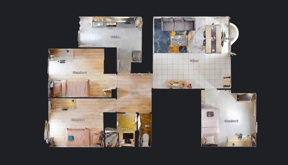 Logement �tudiant T4 &agrave; Toulouse (31500)