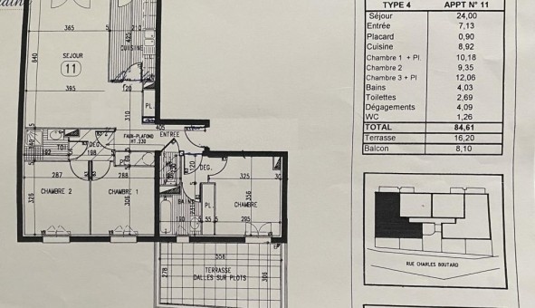 Logement tudiant T4 à Tours (37000)