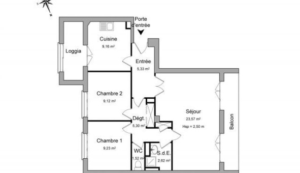 Logement tudiant Location T4 Vide Valence (26000)