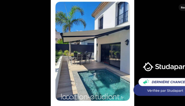 Logement �tudiant T4 &agrave; Villeneuve Loubet (06270)