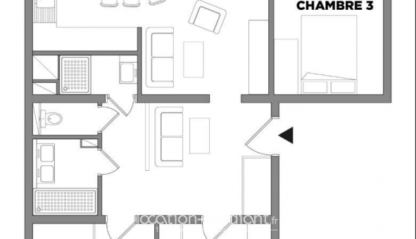 Logement tudiant T5 à Bron (69500)