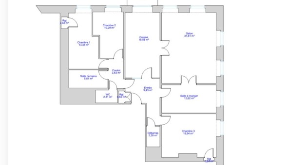 Logement �tudiant T5 &agrave; �cole Valentin (25480)
