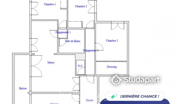 Logement tudiant T5 à Saint Maurice de Beynost (01700)