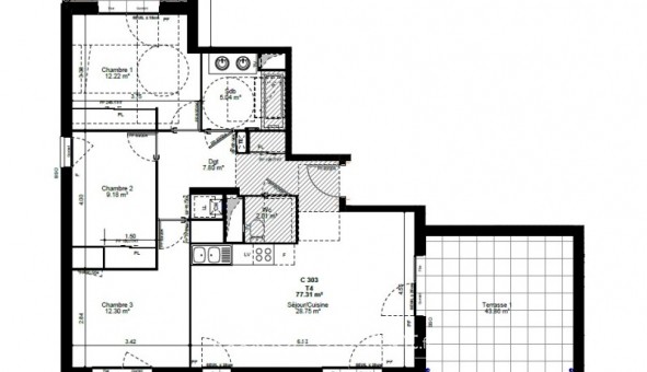 Logement tudiant Location Chambre Vide Albertville (73200)