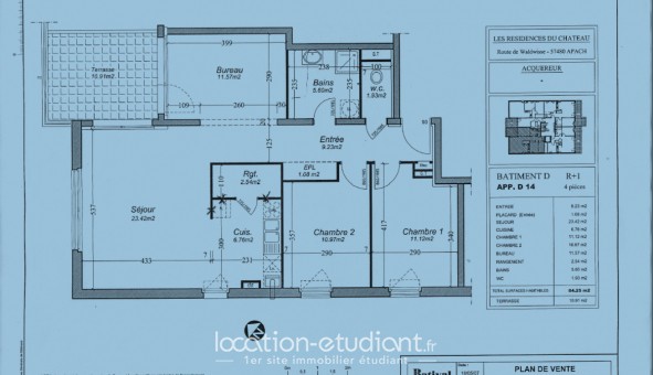 Logement �tudiant Chambre &agrave; Apach (57480)