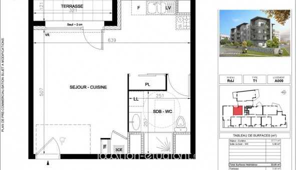 Logement tudiant Chambre à Besanon (25000)
