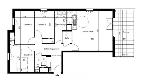 Logement �tudiant Location Chambre Vide Ch�tillon sur Cluses (74300)