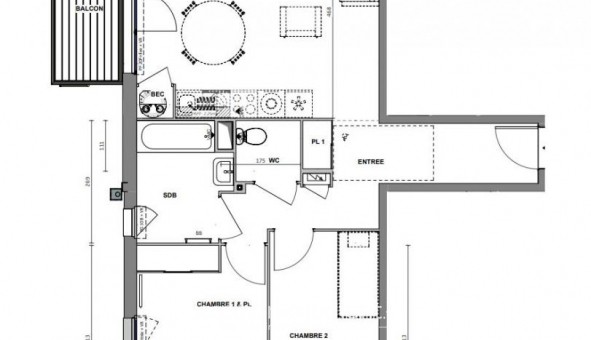 Logement tudiant Chambre à Chemill (49120)