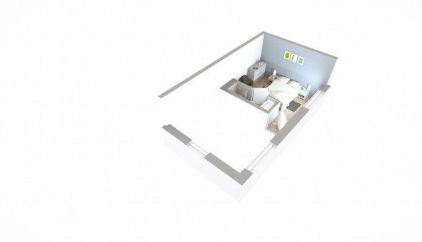 Logement tudiant Chambre à Lille (59800)
