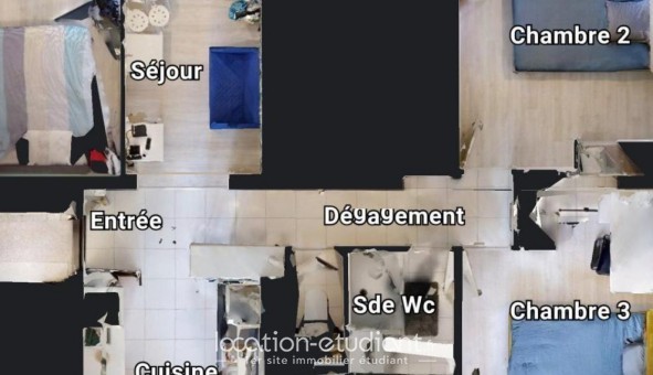 Logement tudiant Location Chambre Meublé Montpellier (34080)